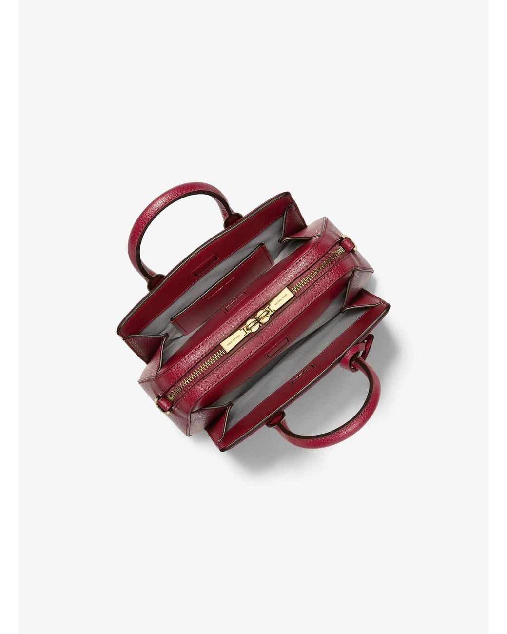 MICHAEL Michael Kors Red Mk Laila Extra-Small Leather Crossbody Bag
