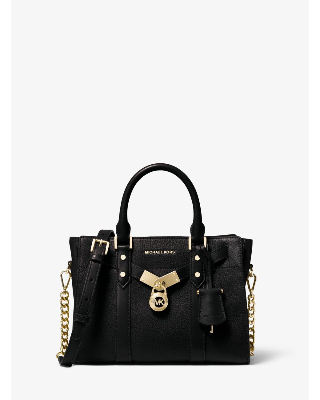 Michael Kors Nouveau Hamilton Large Satchel Bag Black Lyst