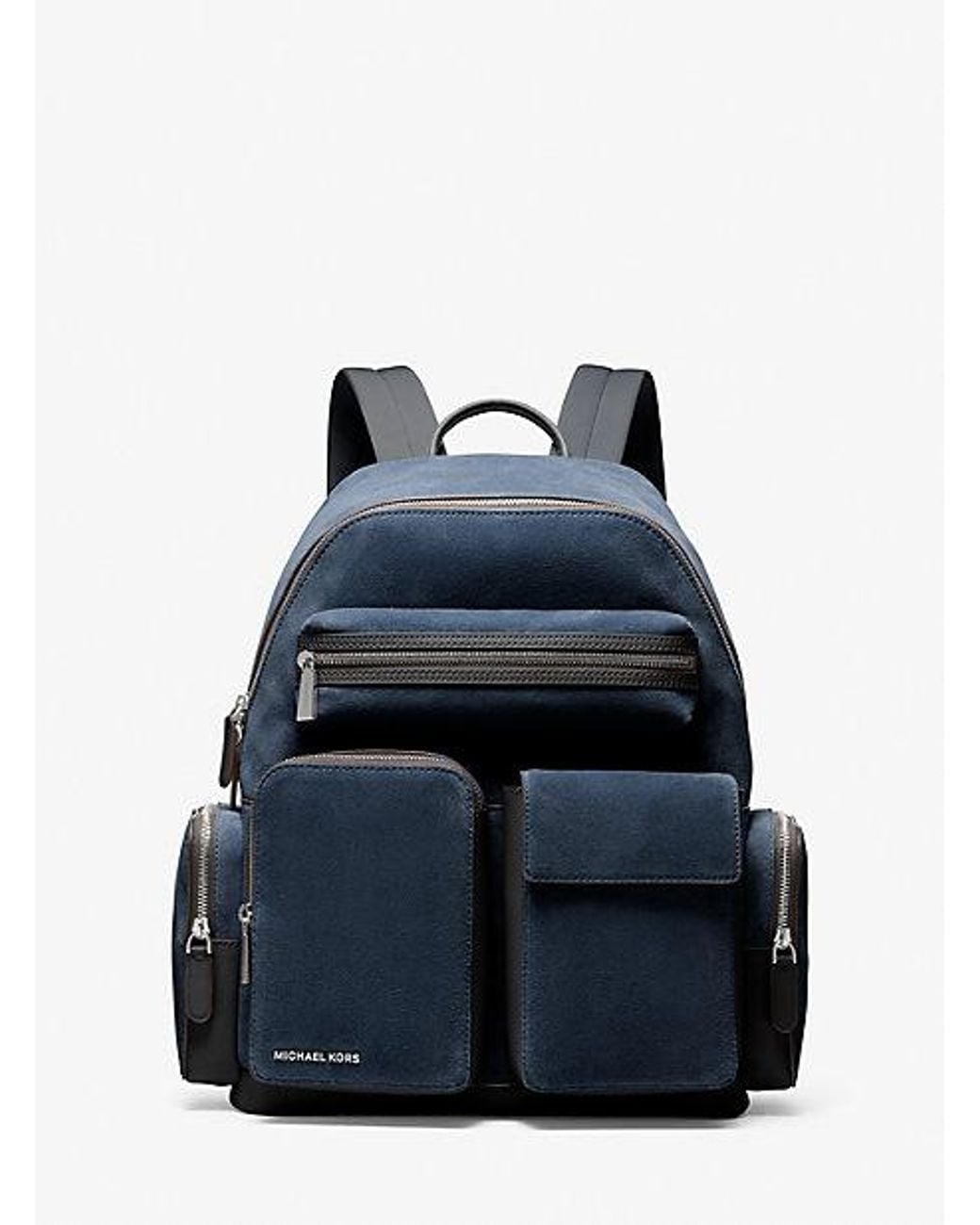 Blue Suede Leather Michael Kors Backpack Michael Kors Romy suede and leather backpack - Blue  main image 2