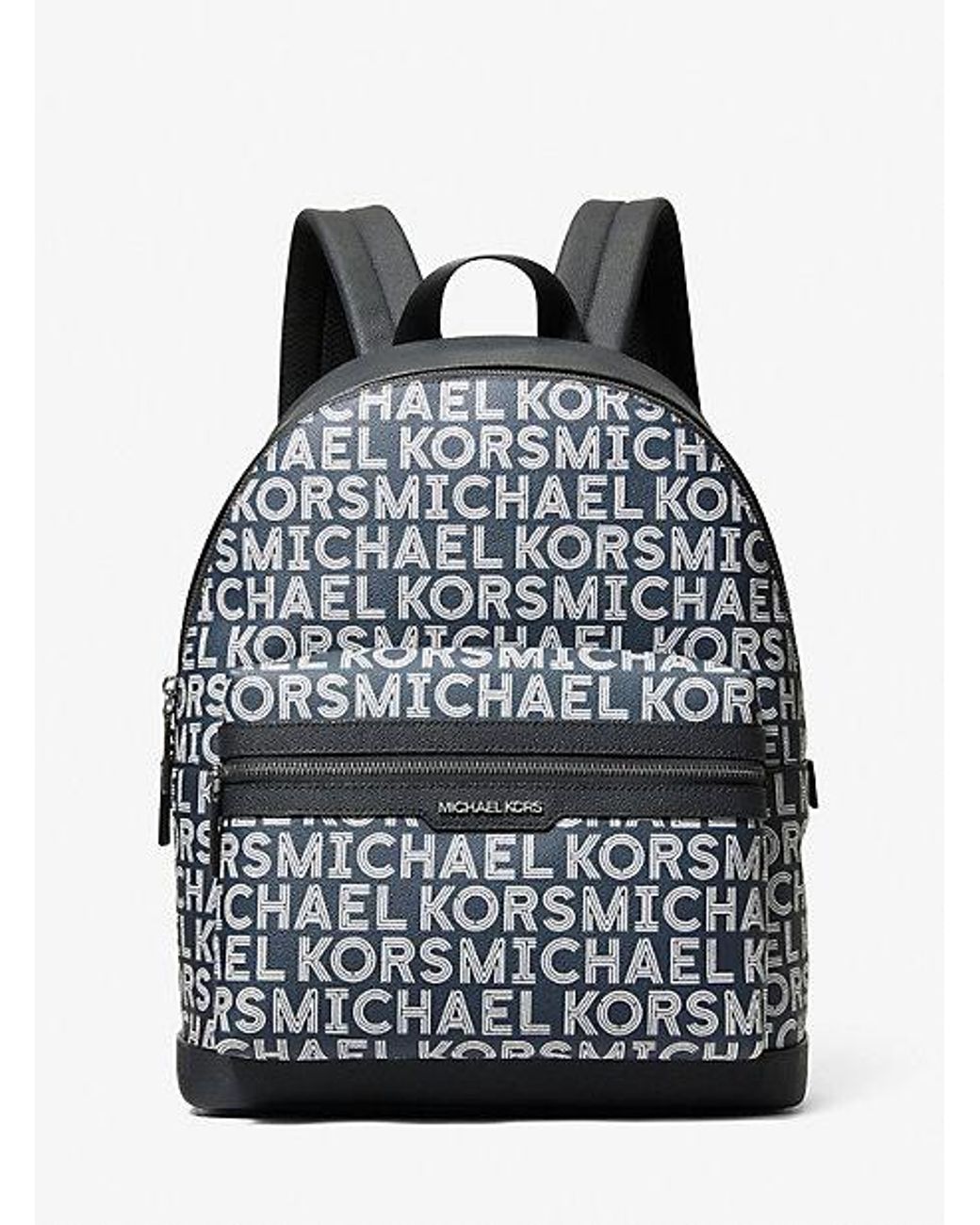 Michael Kors Cooper Medium Graphic Logo Backpack in Black  display picture 1