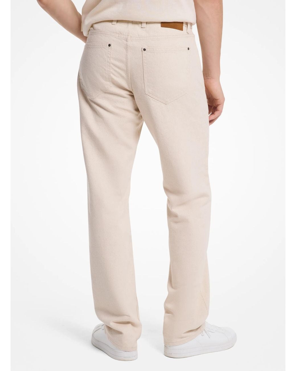 Michael Kors Natural Mk Finn Straight-Fit Stretch Denim Jeans for men