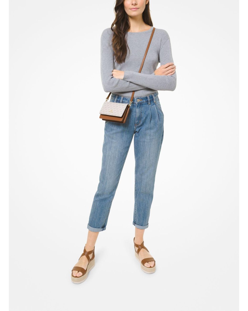 Jet set small logo smartphone 2025 crossbody bag