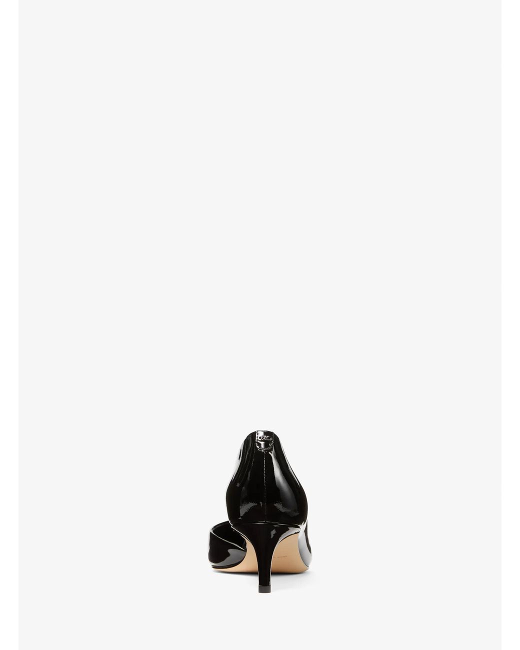 MICHAEL Michael Kors White Mk Elyse Patent Leather Pump