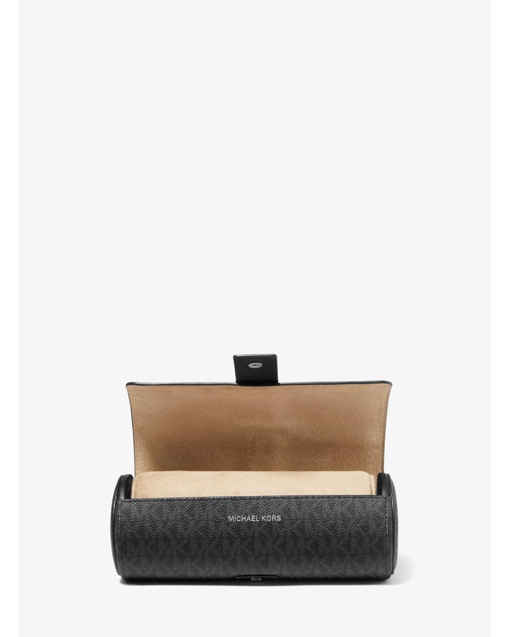 Michael Kors Canvas Logo Watch Case in 
