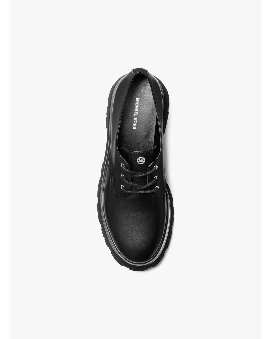 MICHAEL Michael Kors Black Michael Kors Loden Leather Oxford