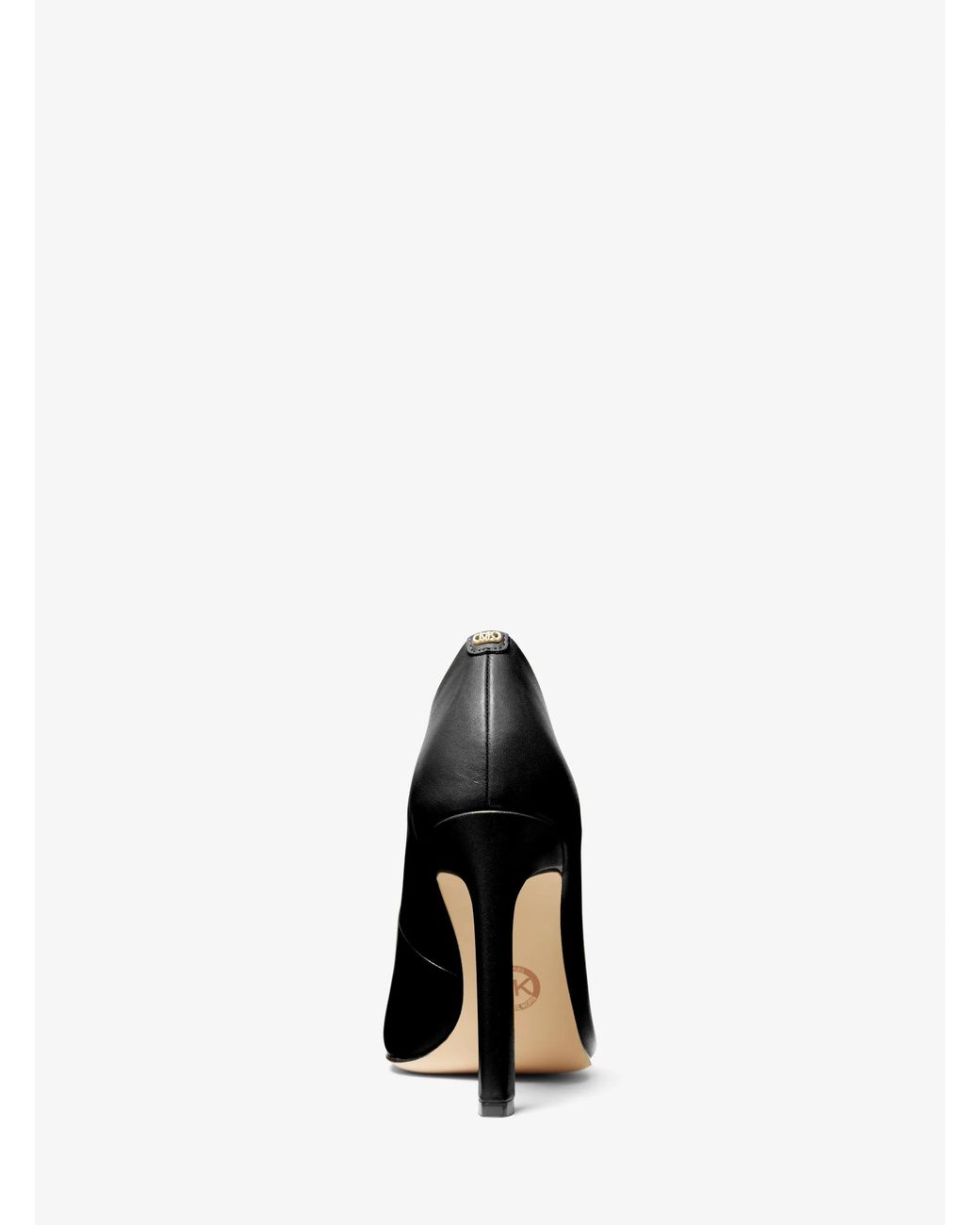 MICHAEL Michael Kors Black Mk Amara Leather Pump