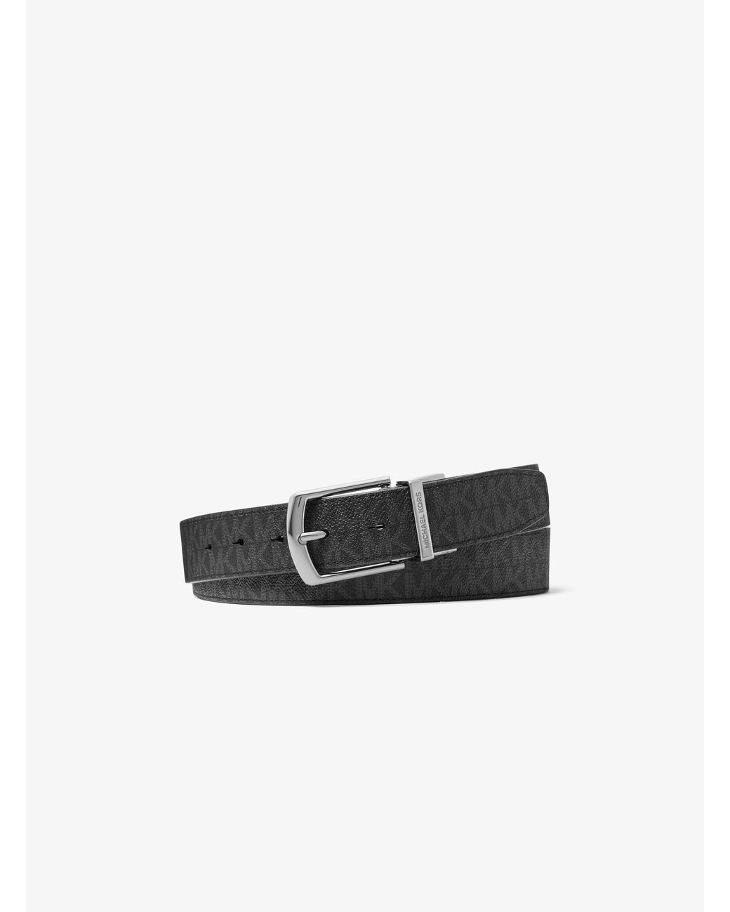Michael Kors White Mk 4-In-1 Signature Logo Belt Box Set for men