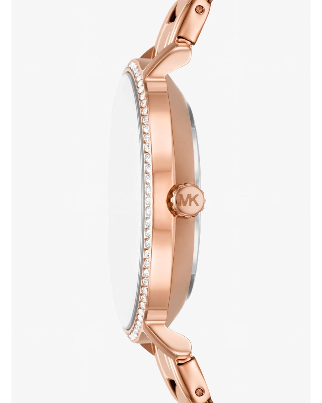 Michael Kors Natural Mk Mini Pyper Pavé-Tone Watch And Jewelry Gift Set