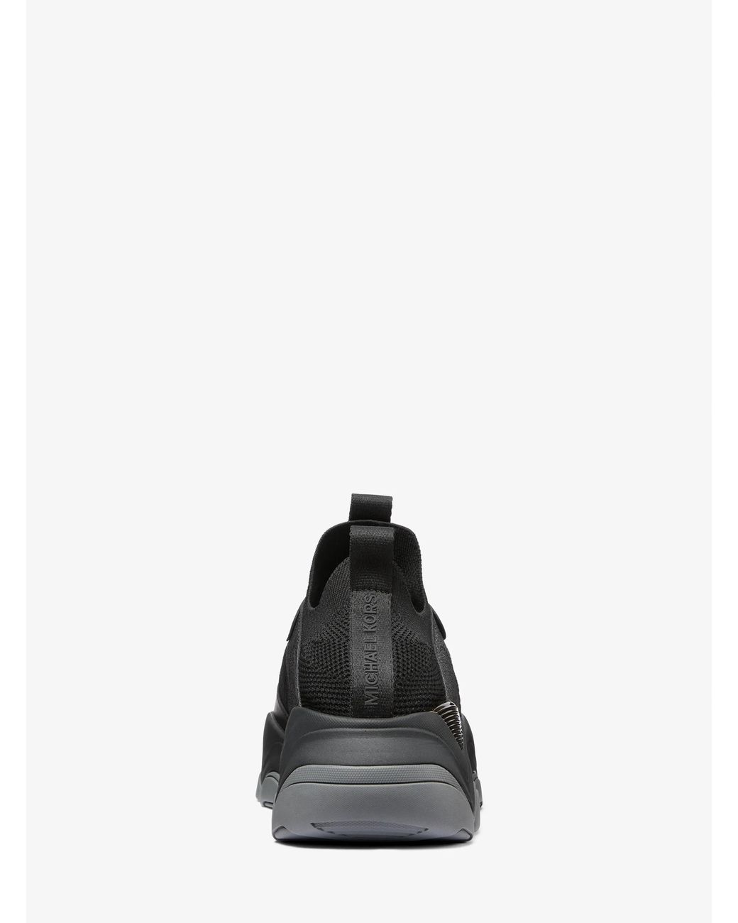 Michael Kors Black Atlas Mixed-Media Trainer for men