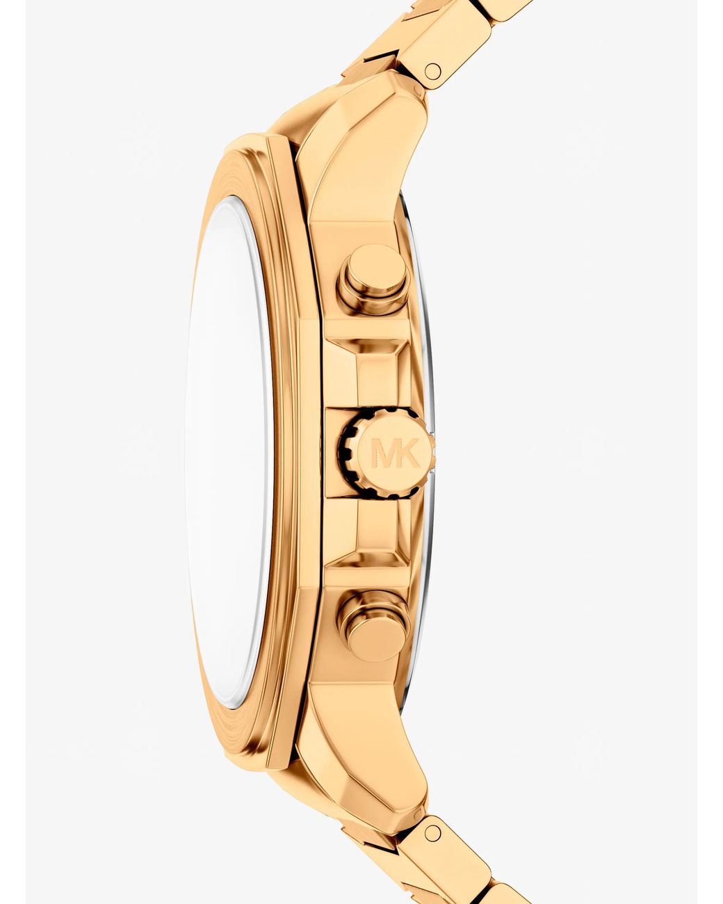 Michael Kors Metallic Oversized Prescott-Tone Watch for men