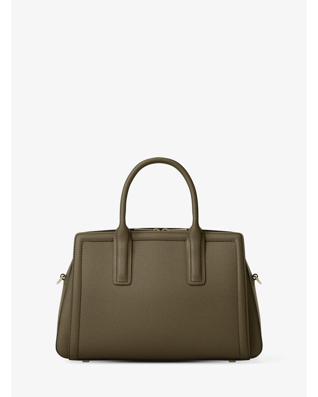 MICHAEL Michael Kors Green Mk Laila Medium Leather Satchel