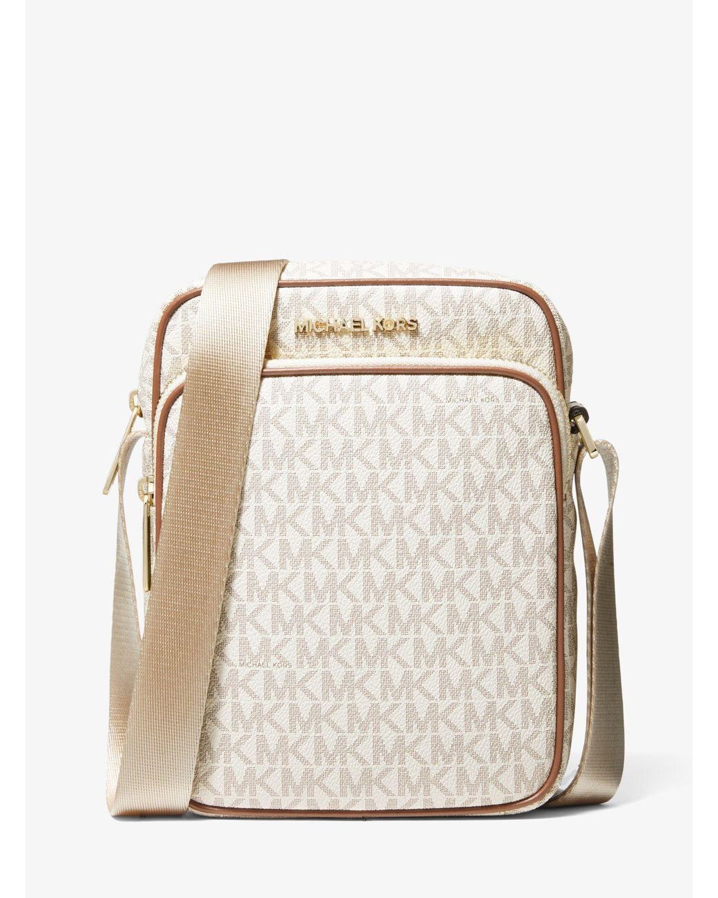 Michael Kors Flight Bag Crossbody Bag Handbag Messenger Purse Shoulder  Vanilla 194900655788  eBay