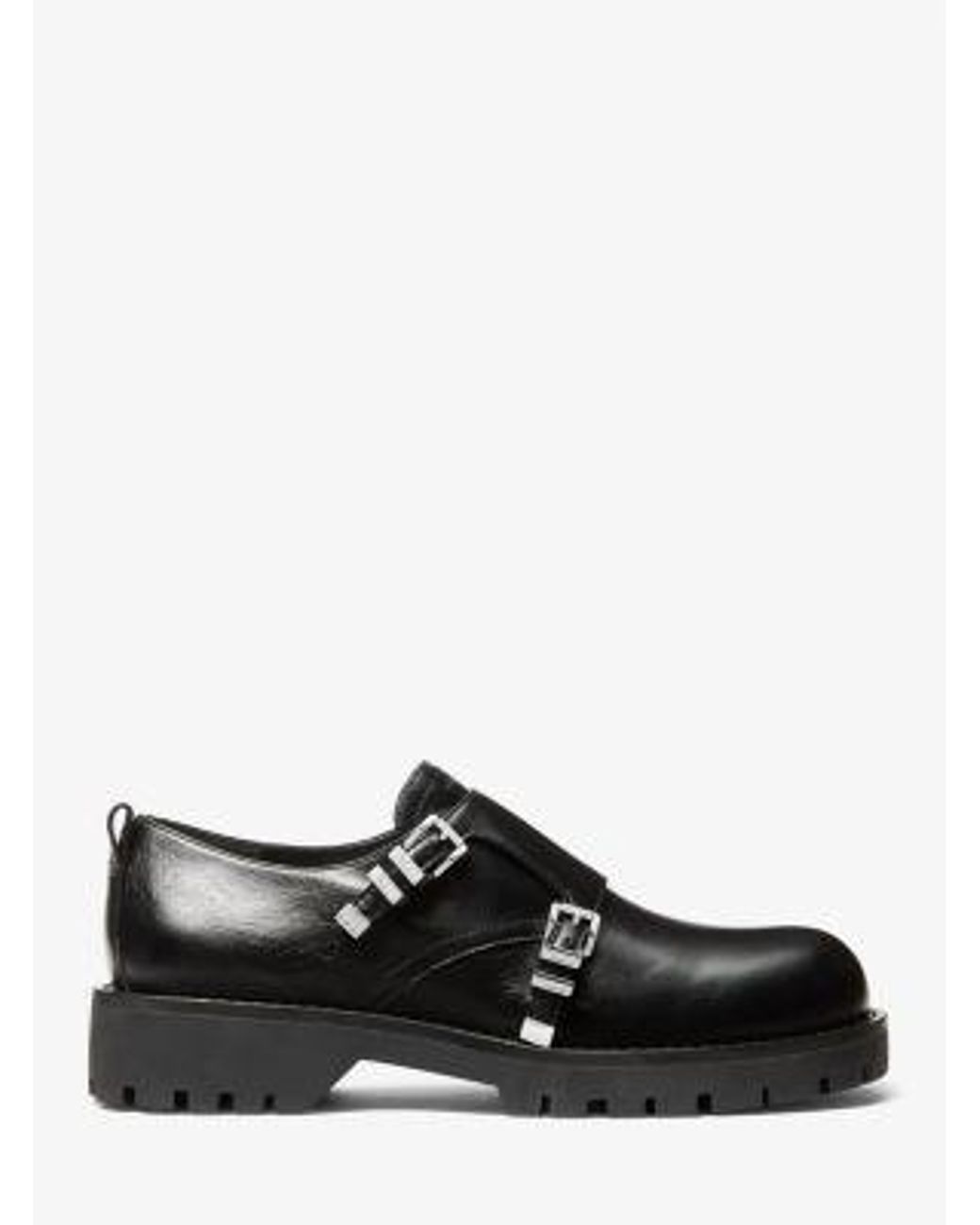 MICHAEL Michael Kors Black Mk Darrington Leather Loafer