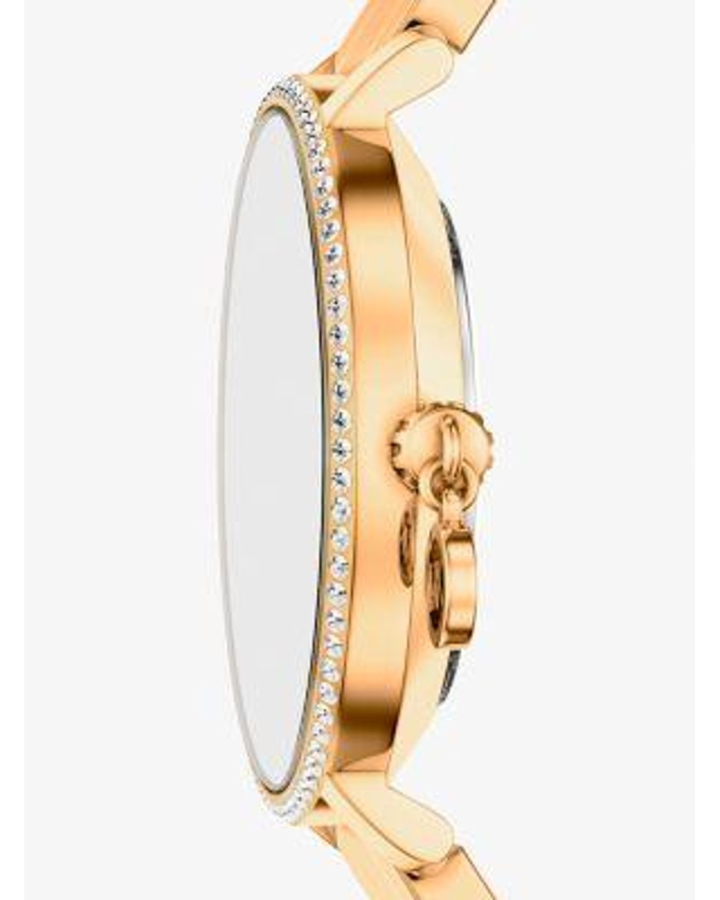 Michael Kors Metallic Mini Pyper Pavé-Tone Watch