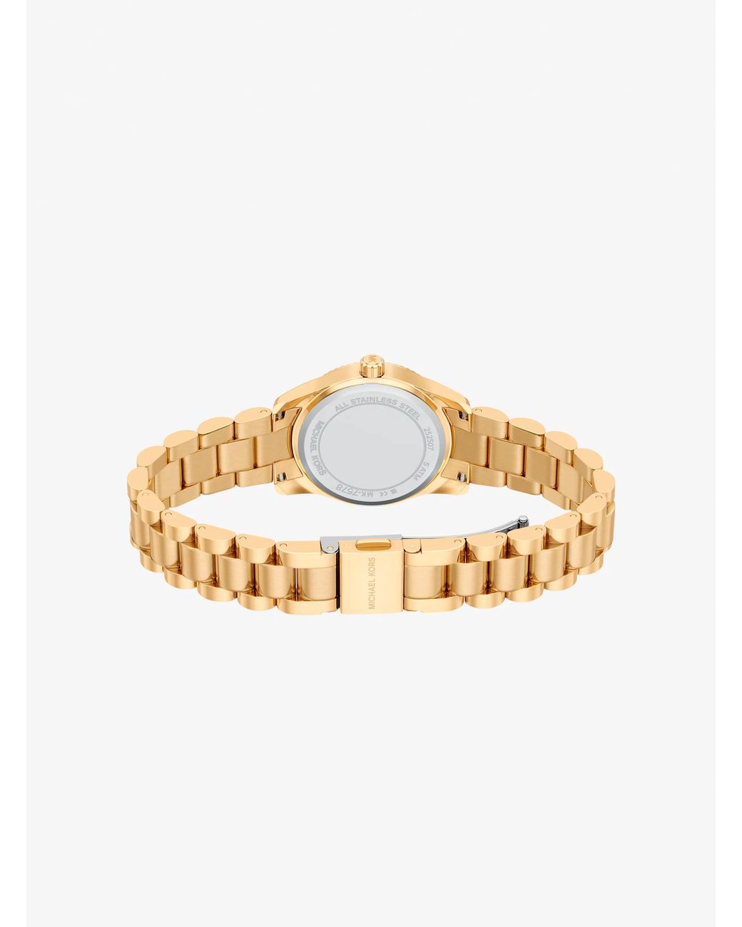 Michael Kors Metallic Petite Lexington Pavé-Tone Watch