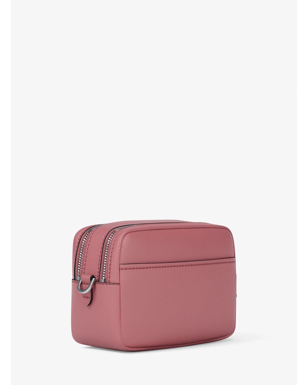 MICHAEL Michael Kors Pink Mk Bryant Medium Pebbled Leather Camera Crossbody Bag