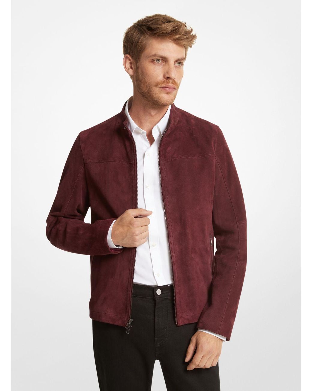 Michael kors men's store racer jacket