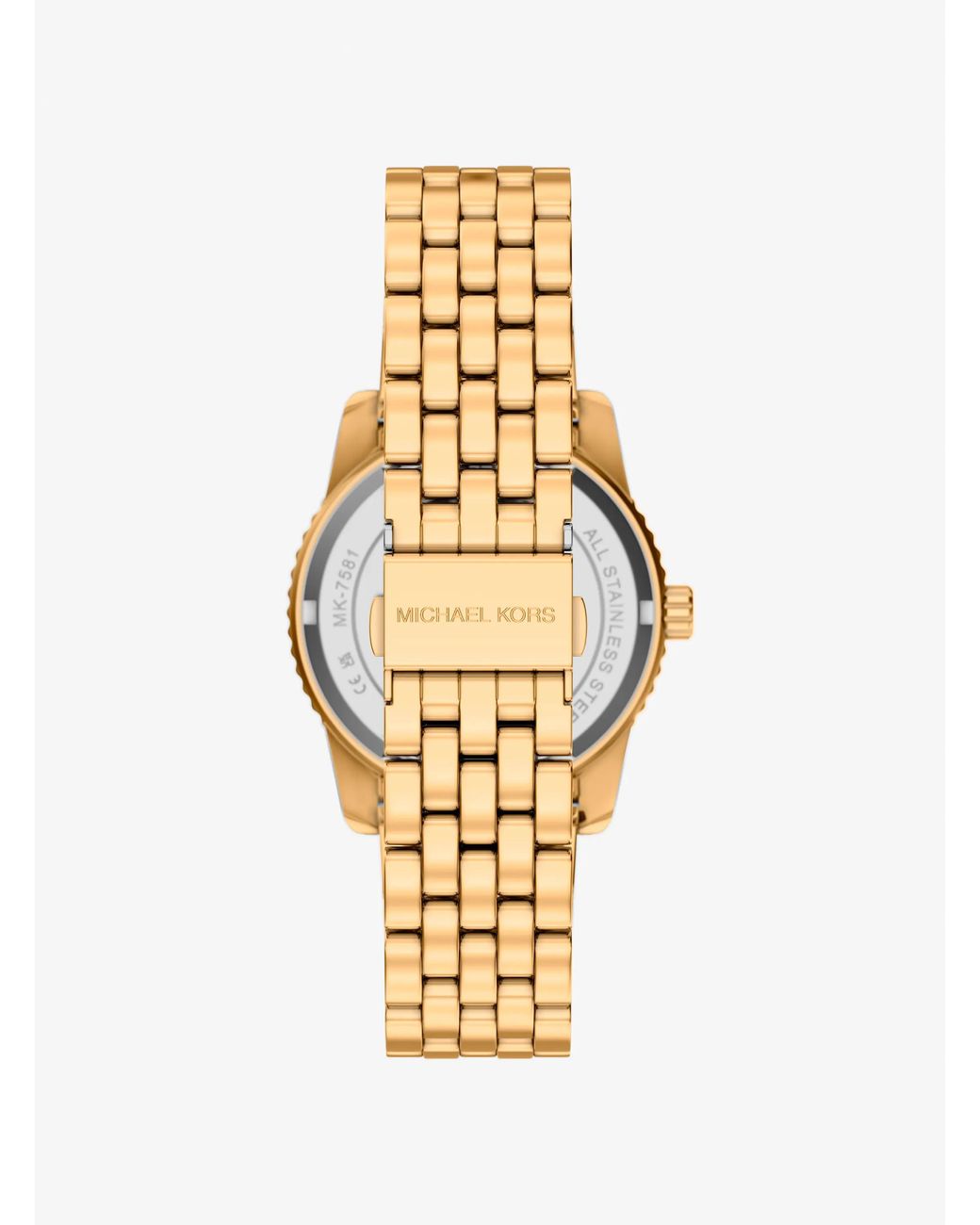 Michael Kors Metallic Mk Bryant Pavé-Tone Watch