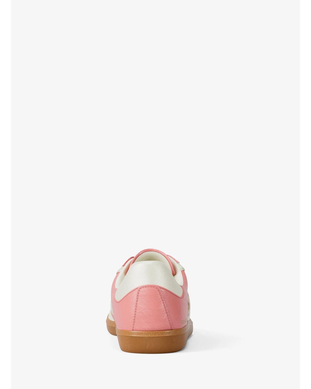 MICHAEL Michael Kors Pink Mk Jovie Leather And Signature Logo Trainers