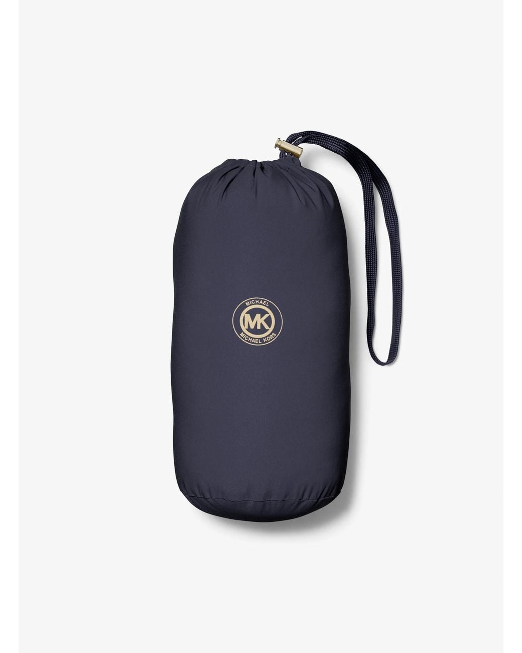 MICHAEL Michael Kors Blue Packable Quilted Puffer Coat with Faux Fur