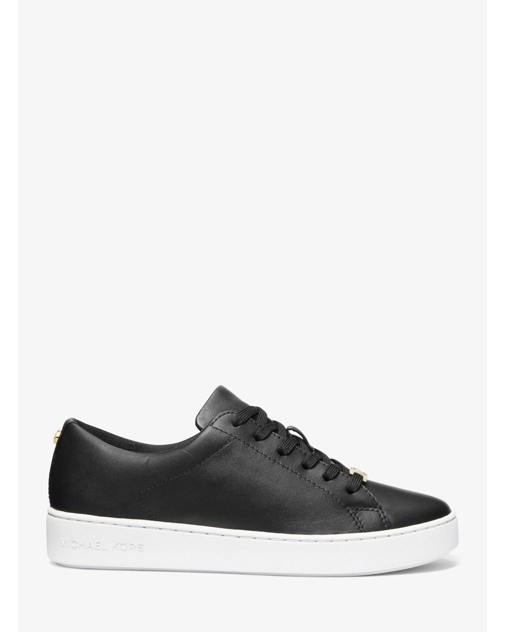 MICHAEL Michael Kors White Mk Keaton Leather Trainers