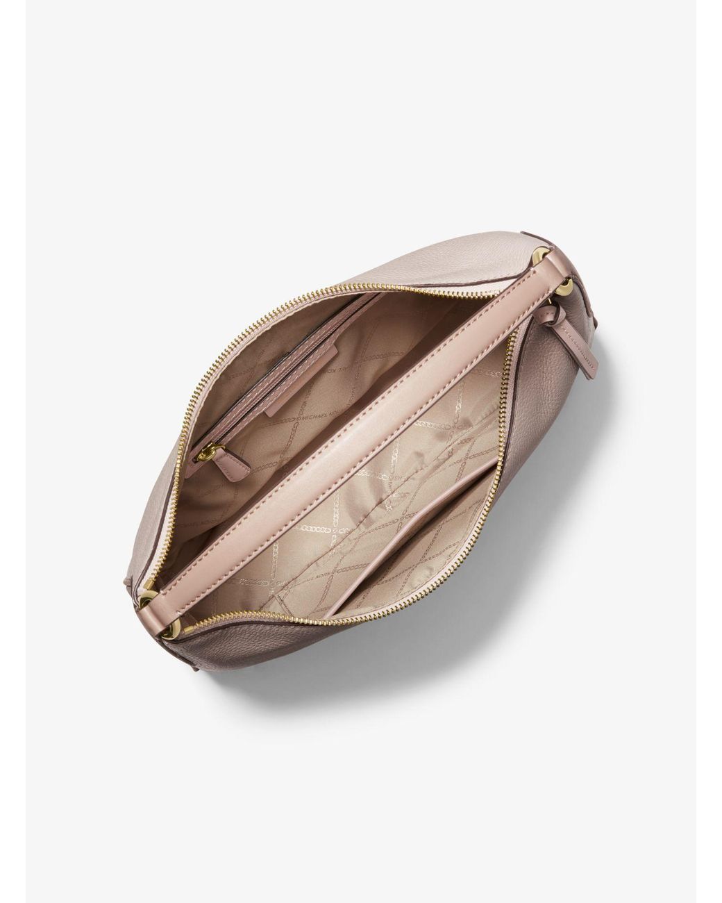 Michael Kors Kelsey Medium Pebbled Leather Shoulder Bag in Pink Lyst