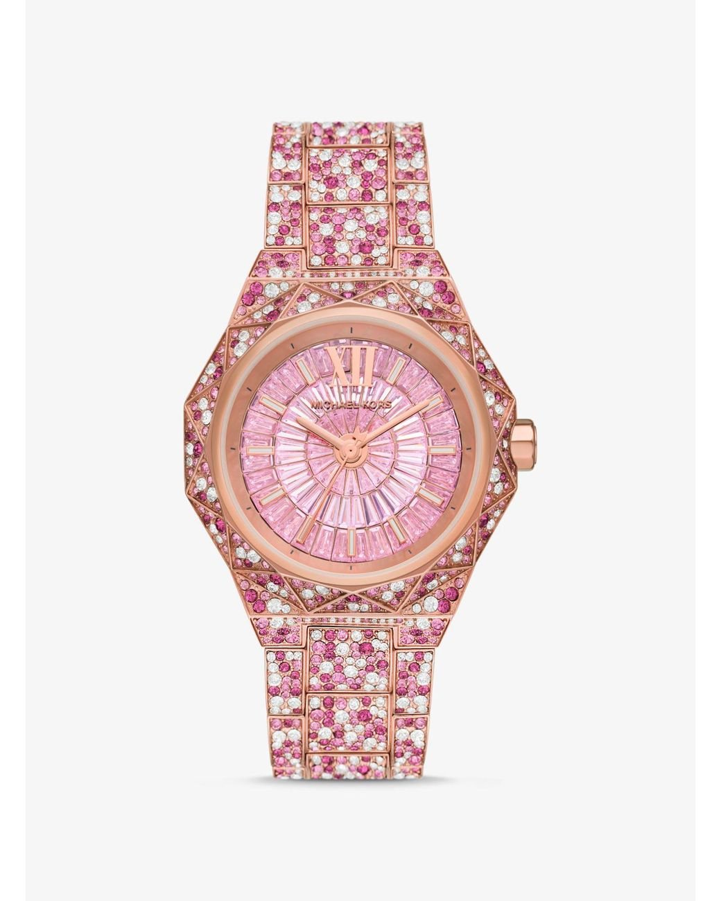 Michael Kors Limited-edition Oversized Raquel Pavé Rose Gold