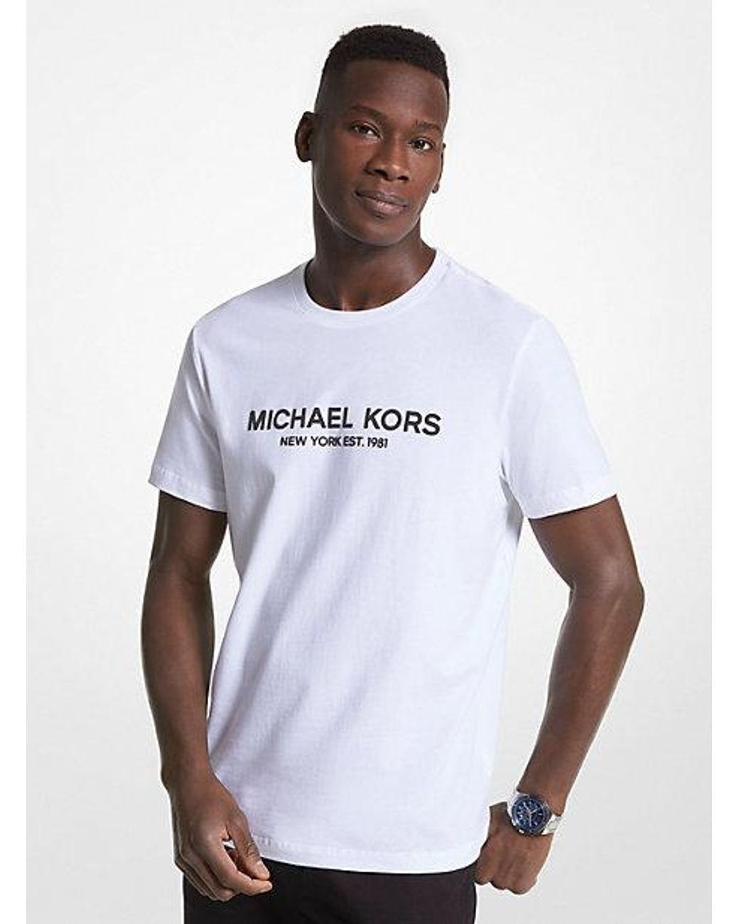 Michael kors shirt logo new arrivals
