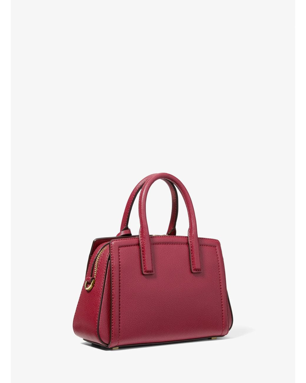 MICHAEL Michael Kors Red Mk Laila Extra-Small Leather Crossbody Bag
