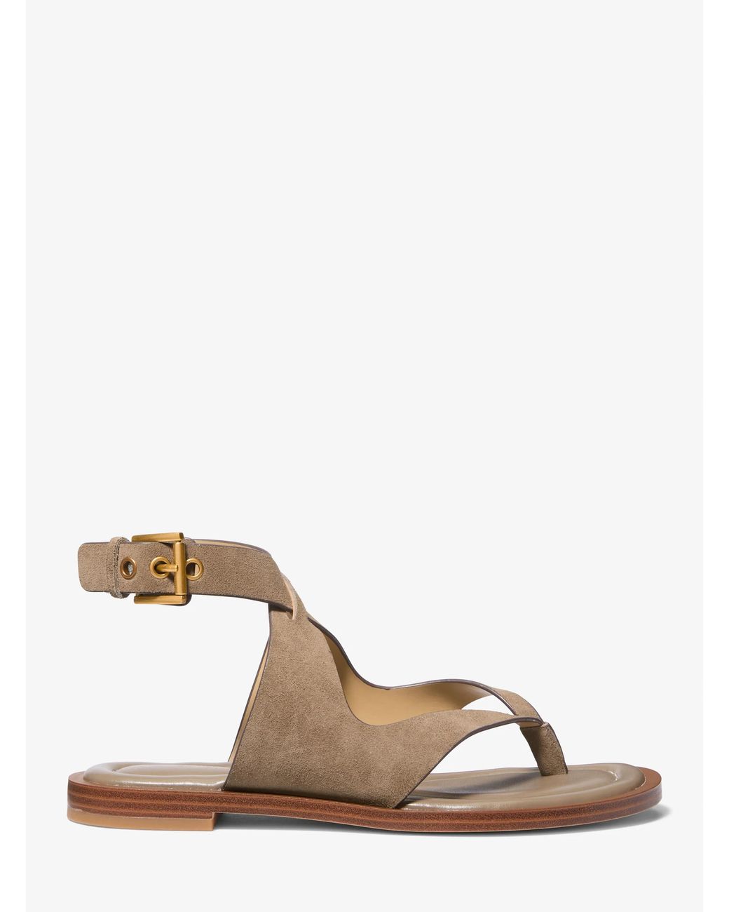 MICHAEL Michael Kors Natural Mk Irene Suede Wrap Sandal