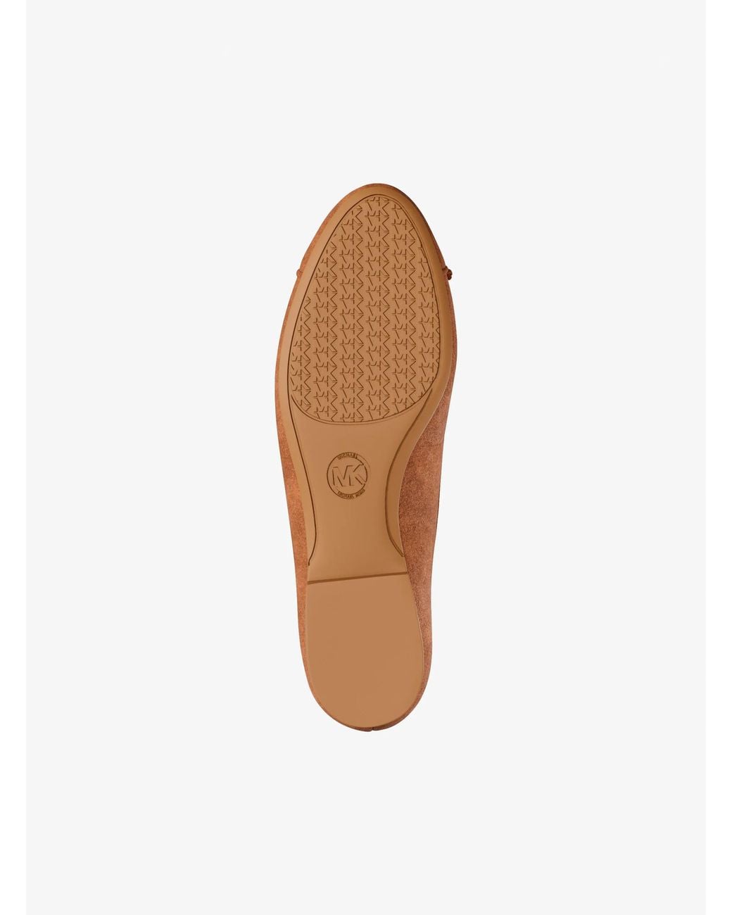MICHAEL Michael Kors Brown Mk Piper Flex Suede Ballet Flat