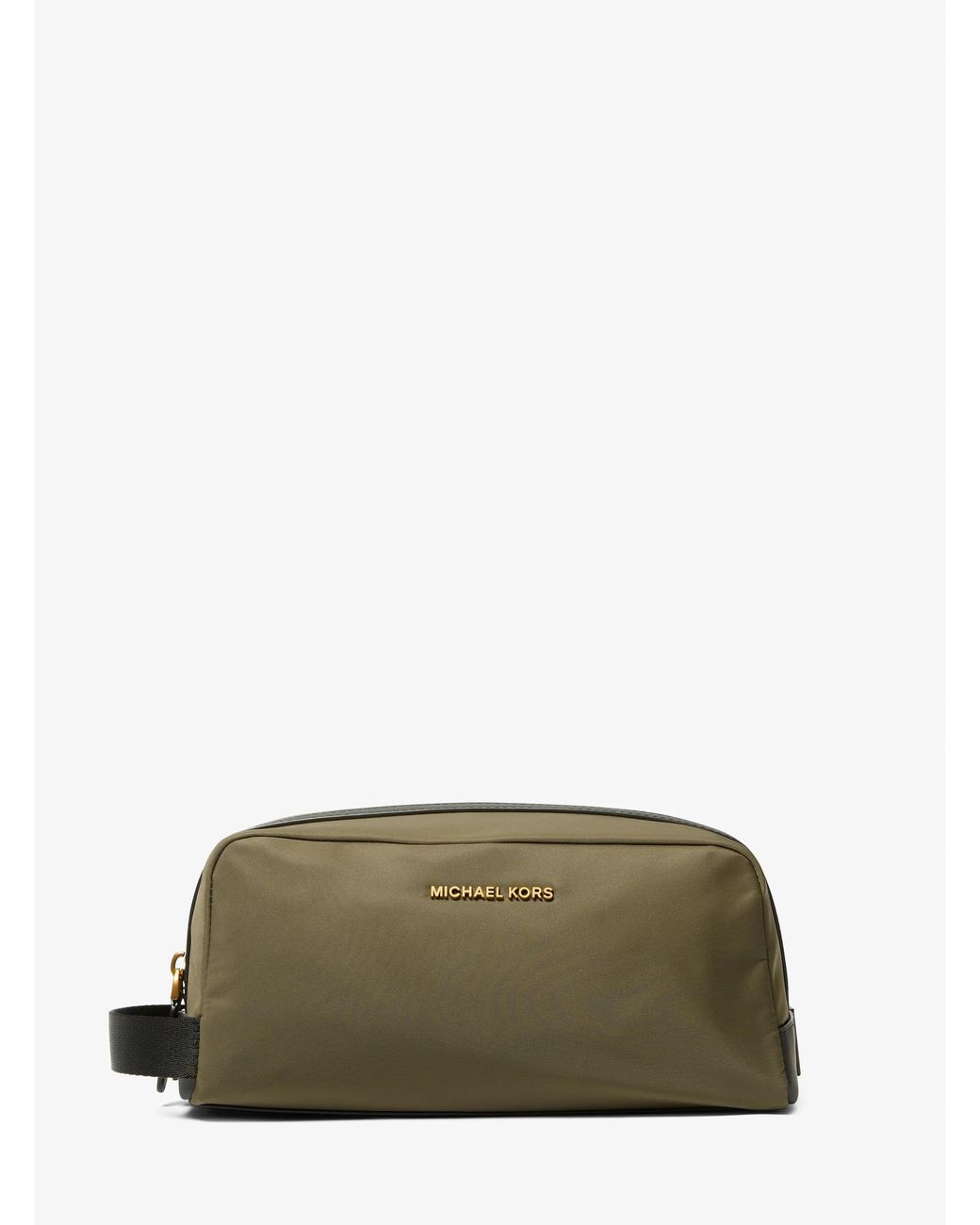 Michael Kors Green Mk Brooklyn Nylon Travel Kit for men