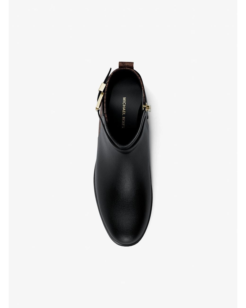 MICHAEL Michael Kors Black Mk Rachel Textured And Signature Logo Boot
