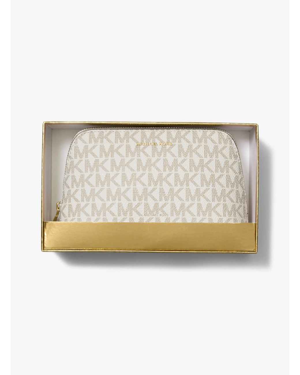 MICHAEL Michael Kors Natural Mk Jet Set Small Signature Logo Travel Kit