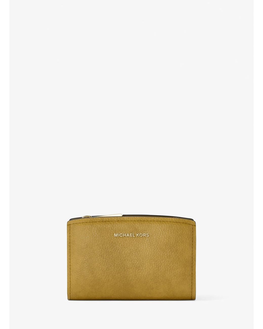 MICHAEL Michael Kors Natural Mk Bryant Medium Nubuck Wallet