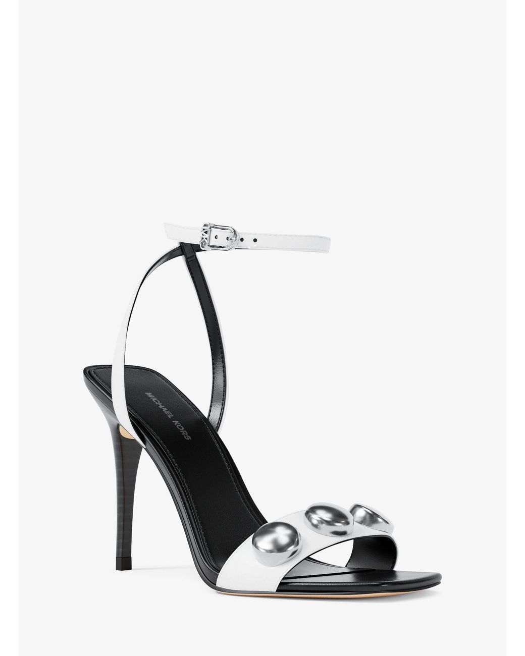 MICHAEL Michael Kors Black Mk Liana Studded Leather Sandal