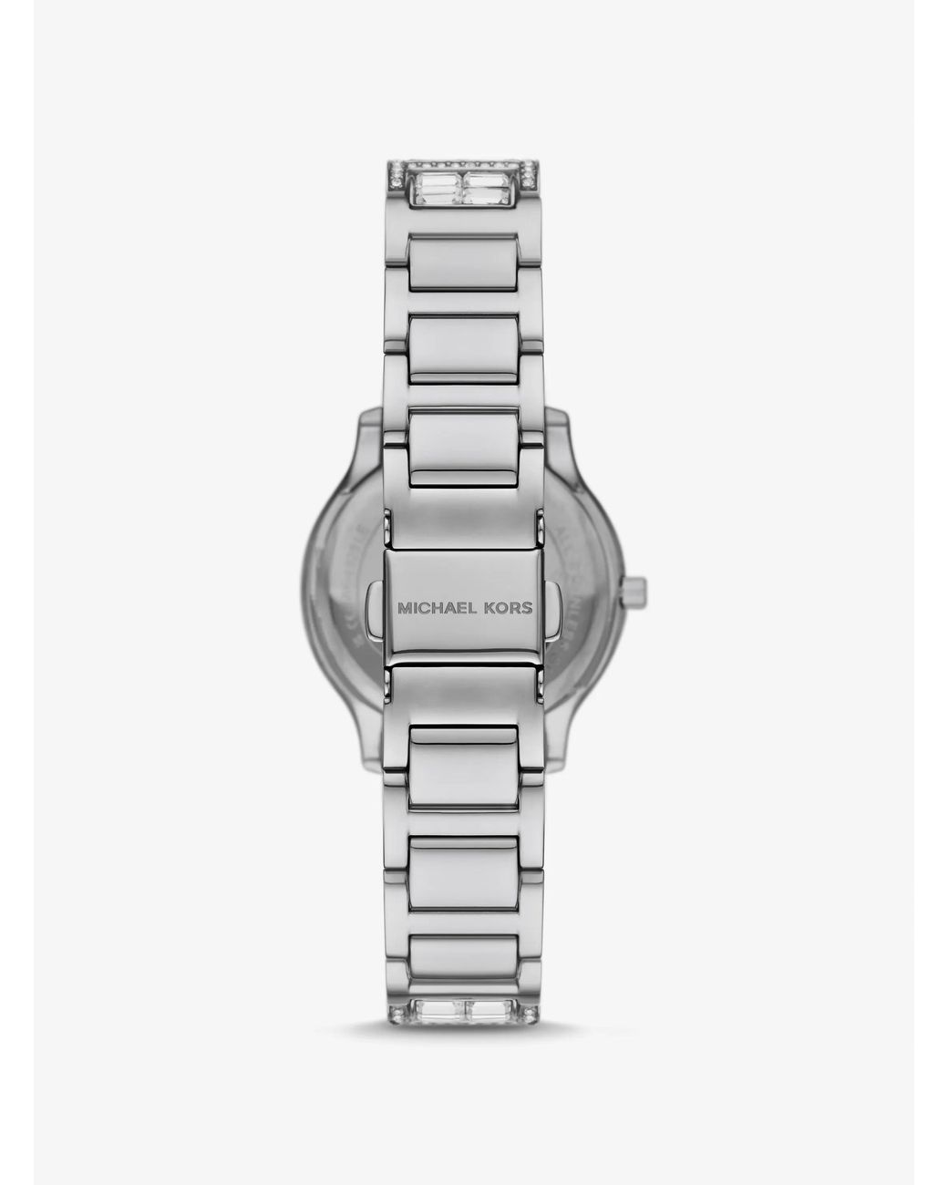 Michael Kors White Mk Limited-Edition Mini Sage Pavé-Tone Watch