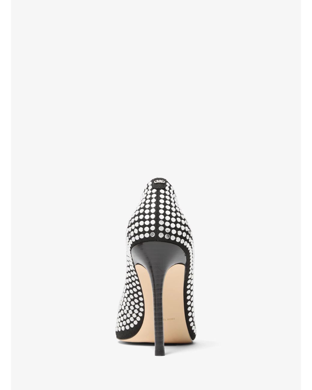 MICHAEL Michael Kors White Mk Elyse Studded Pump