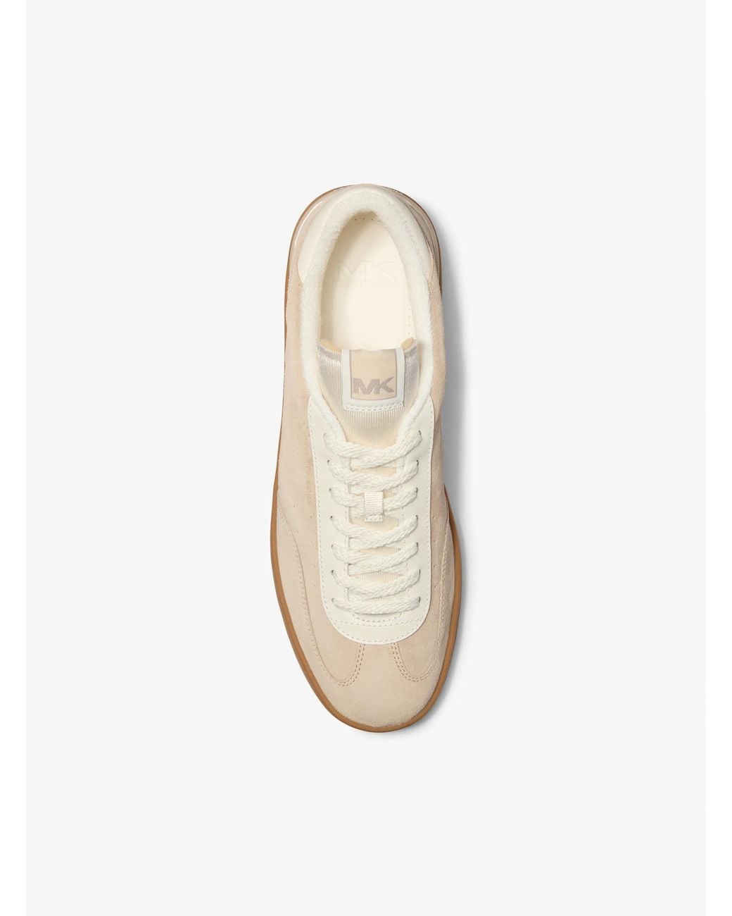 Michael Kors Natural Mk Wilton Suede Trainers for men