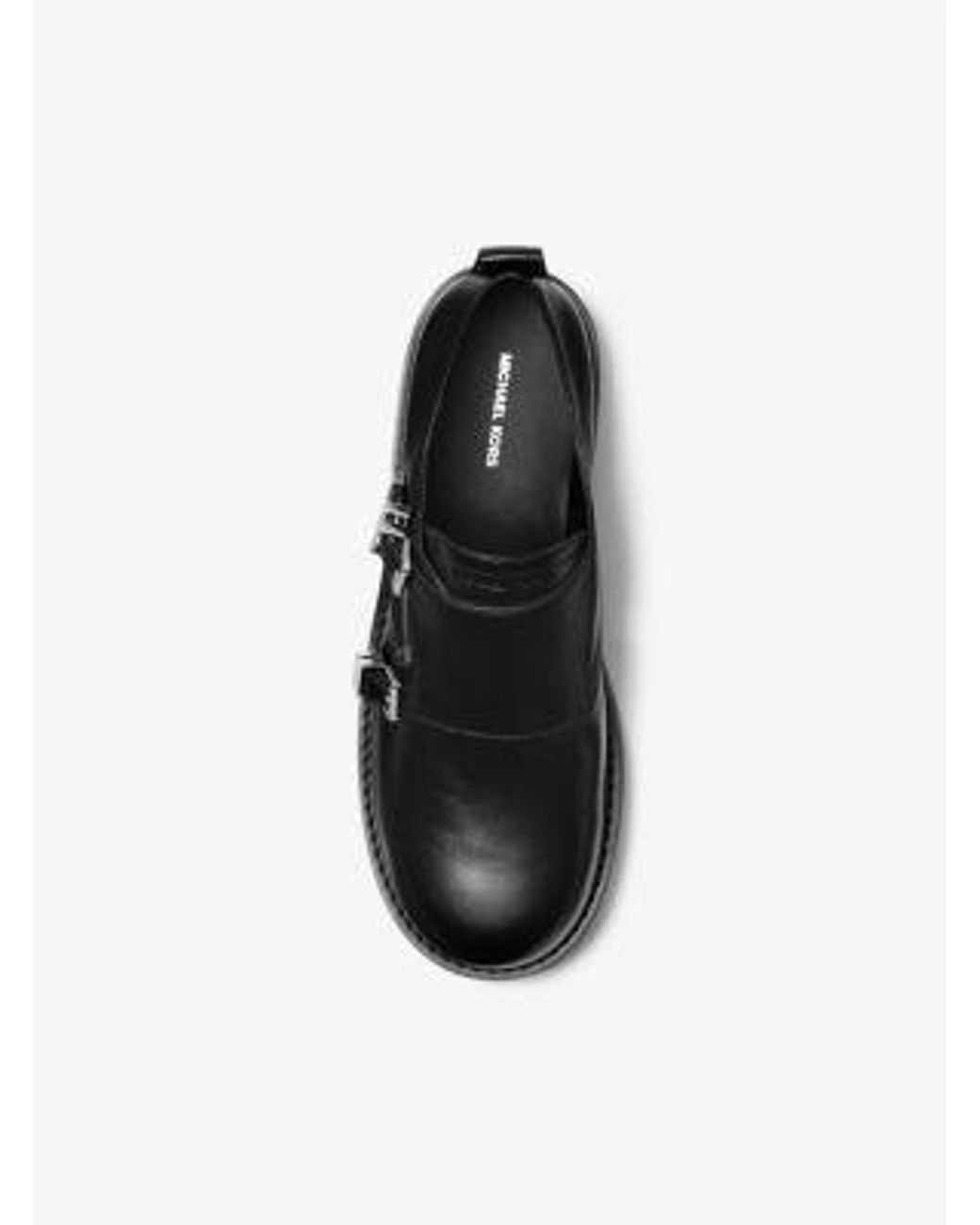 MICHAEL Michael Kors Black Mk Darrington Leather Loafer