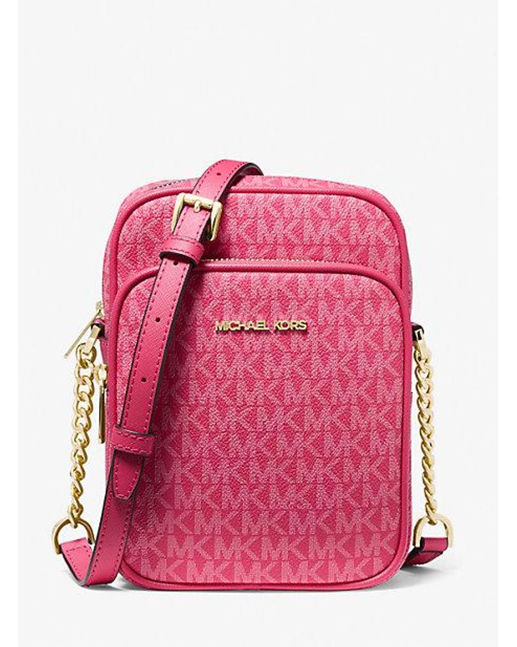 Michael kors monogram handbag red sale