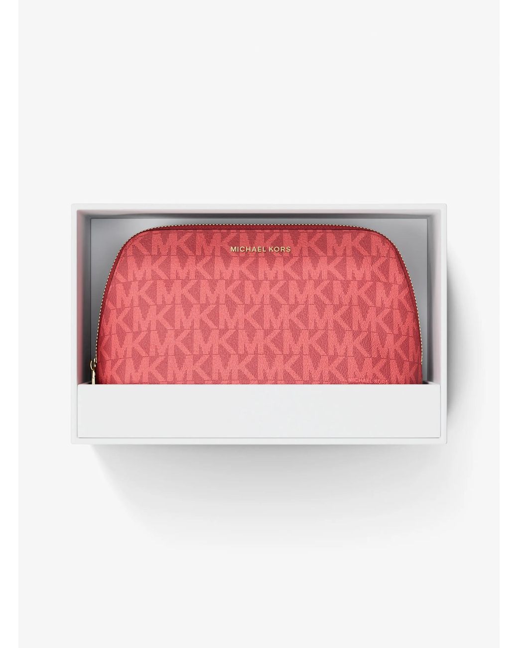 MICHAEL Michael Kors Pink Mk Jet Set Small Signature Logo Travel Kit