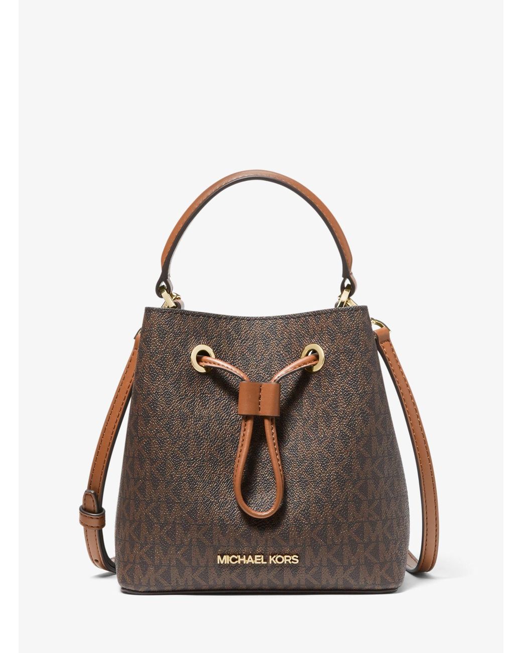 Michael Kors Suri Small Logo Crossbody Bag in Brown Lyst