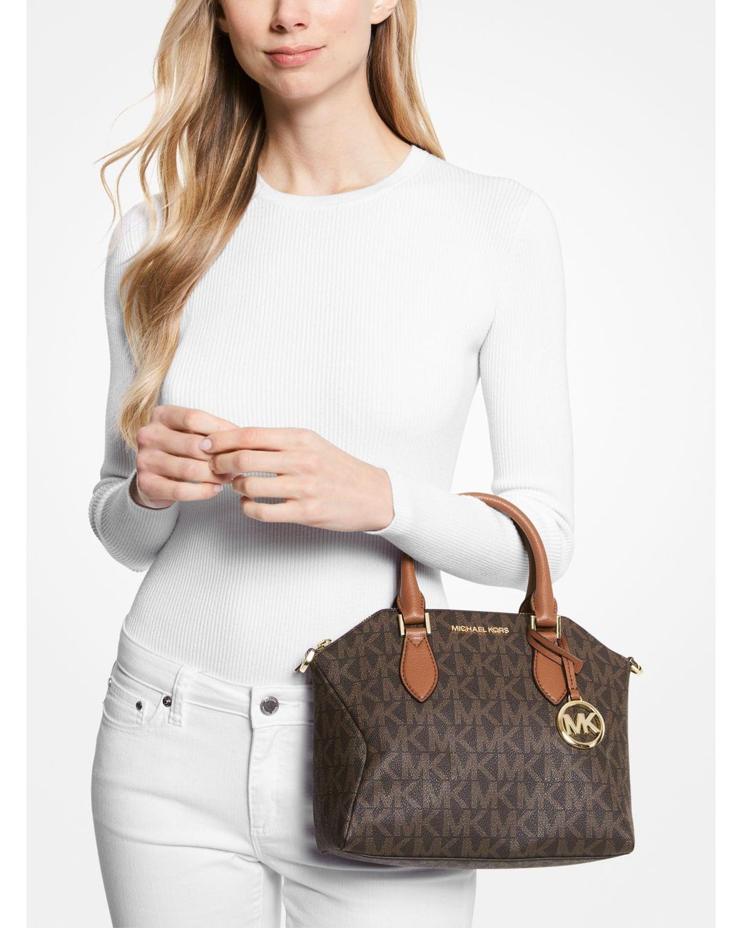 Total 105+ imagen michael kors coraline tote Abzlocal.mx