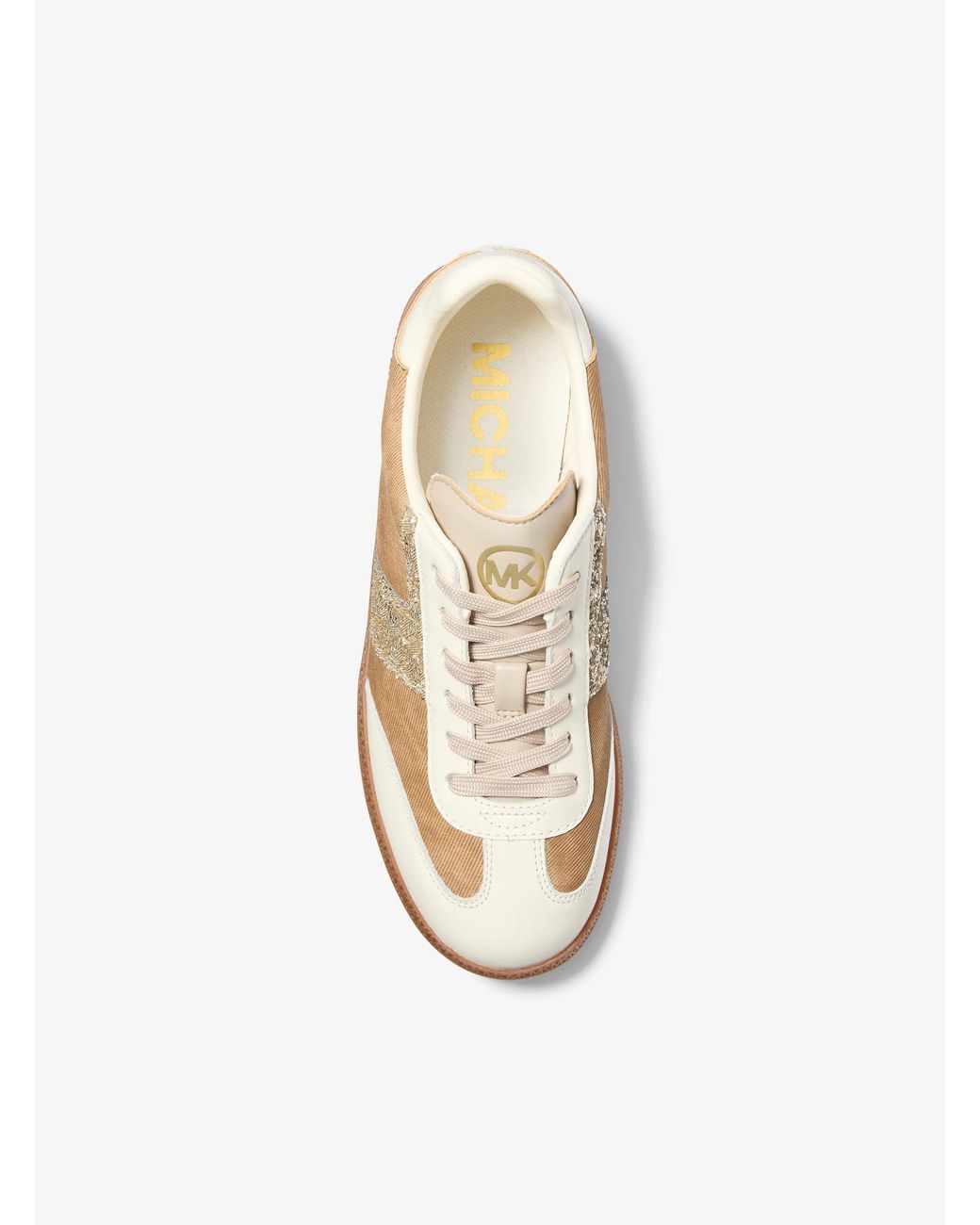 MICHAEL Michael Kors White Michael Jovie Lace-up Sneakers
