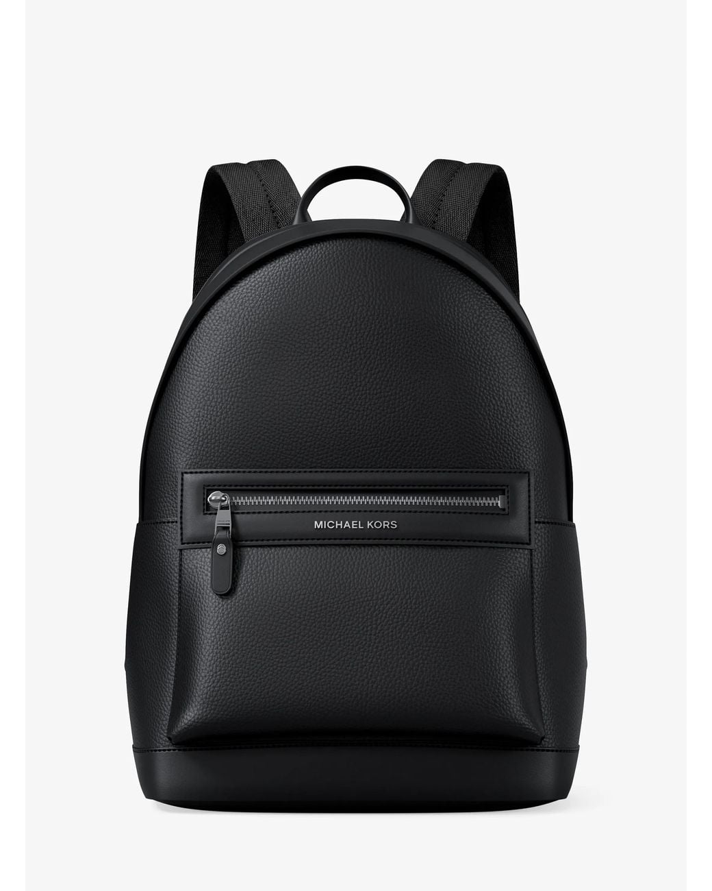 Michael Kors Black Jet Set Pebbled Leather Backpack for men
