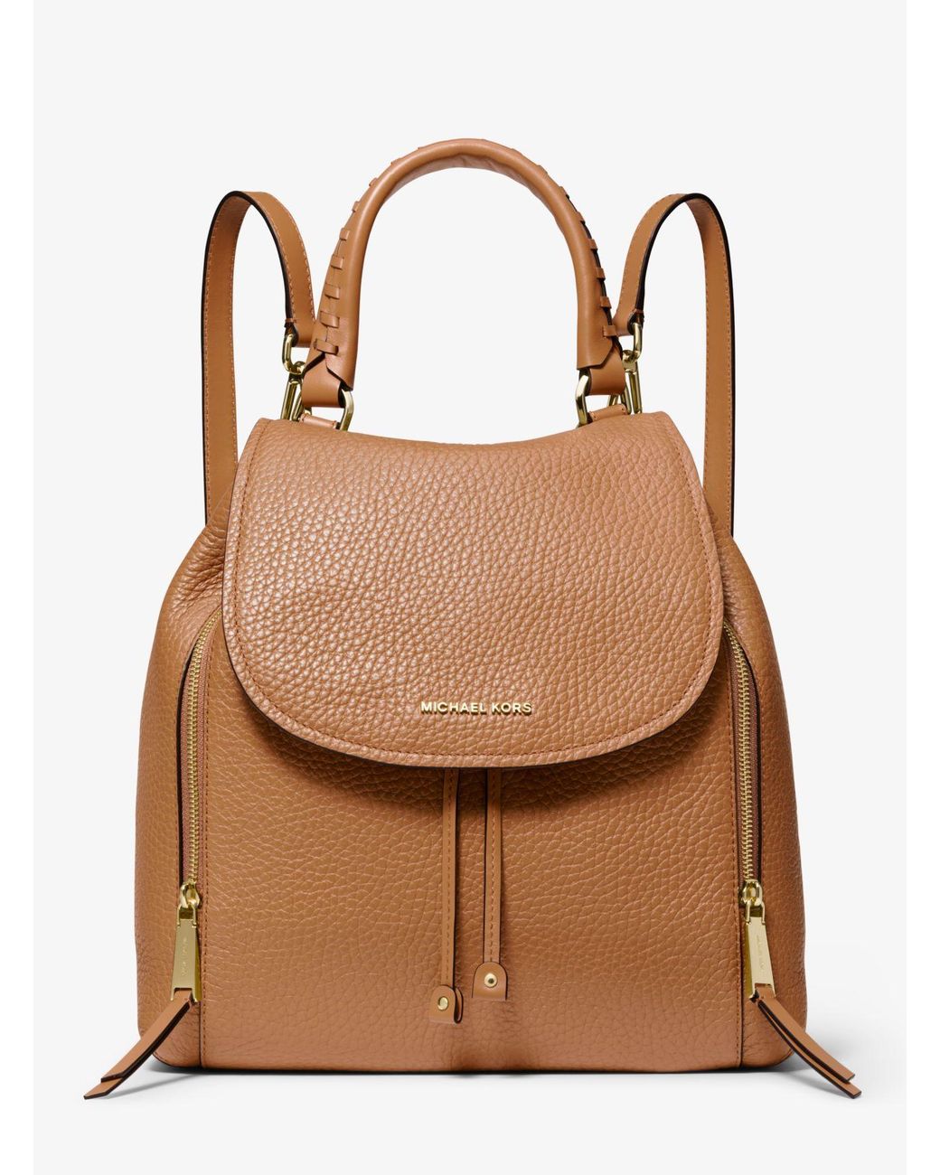 Michael Kors Leather Viv Large Backpack Bag in Brown Lyst UK