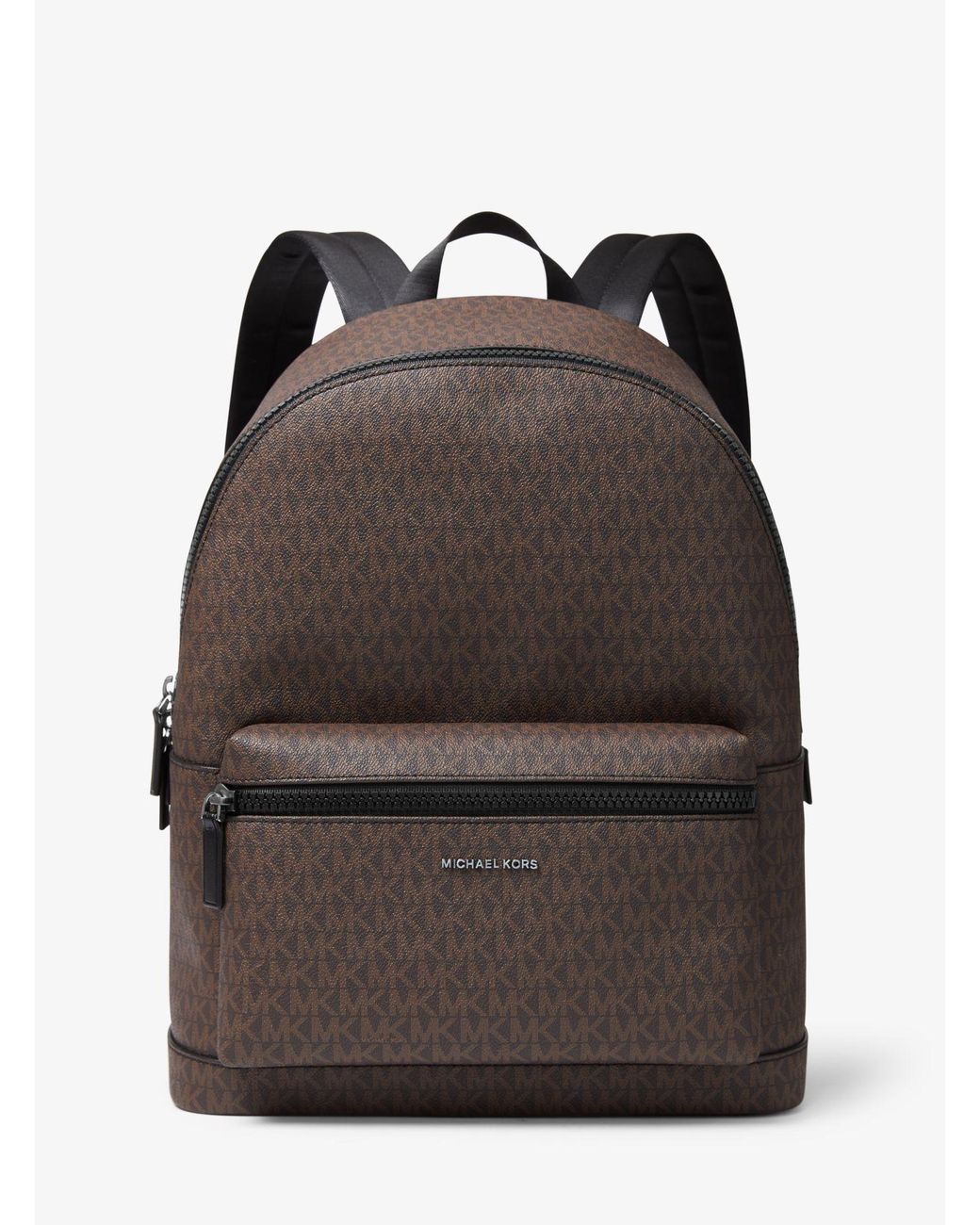 Michael Kors Canvas Cooper Logo Backpack in Brown/Black (Black) - Lyst