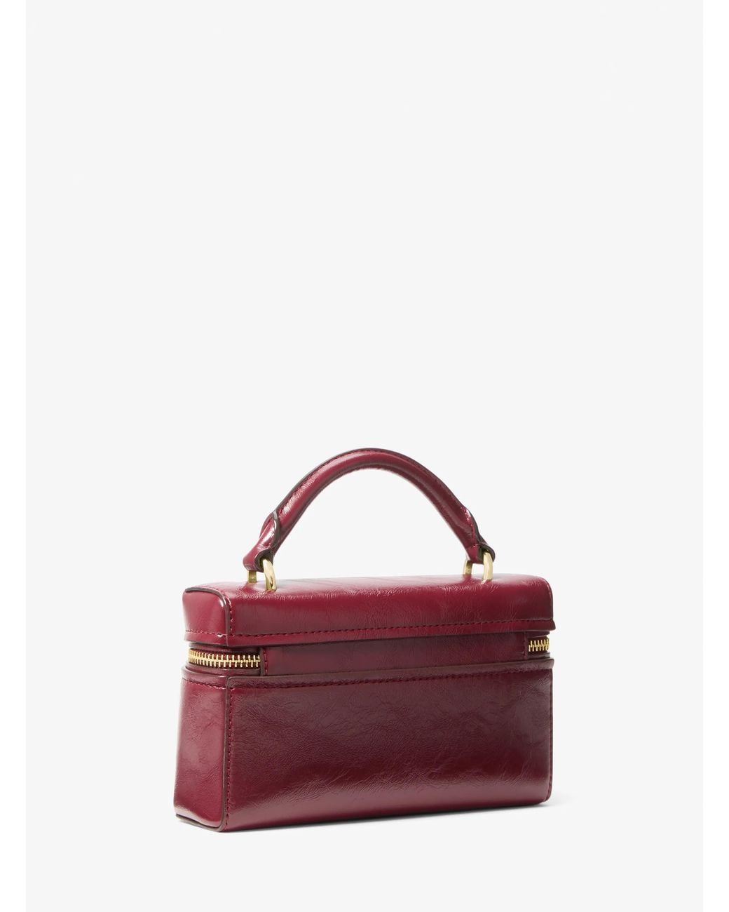 MICHAEL Michael Kors Purple Mk Jana Extra-Small Patent Crossbody Bag