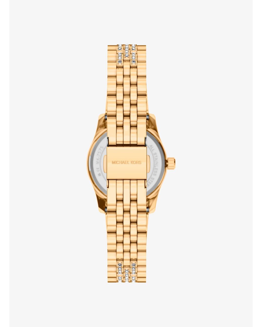 Michael Kors Metallic Petite Lexington Pavé-Tone Watch